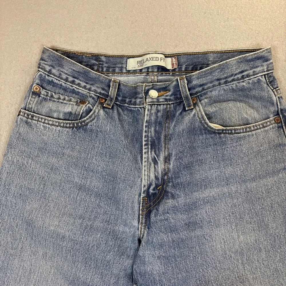 Y2K Levi's 550 Jeans Mens 33x34 Blue Relaxed Fit Denim Baggy